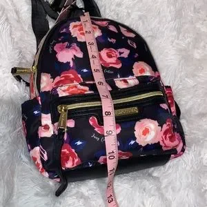 JUICY COUTURE Varsity Blooms floral mini bookbag Juicey Couture mini Backpack floral varsity blooms | eBay main image 3